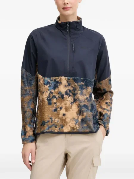 Kurtka narciarska Peak Performance z kapturem niebieska