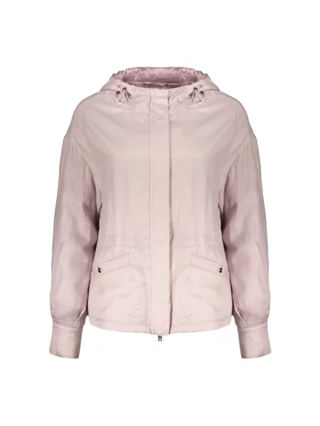 Kurtka Herno z kapturem różowa