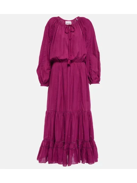 Rochie midi Marant Etoile de in până la genunchi de costum violet