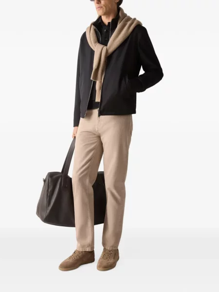 Geacă Zegna din microfibră negru