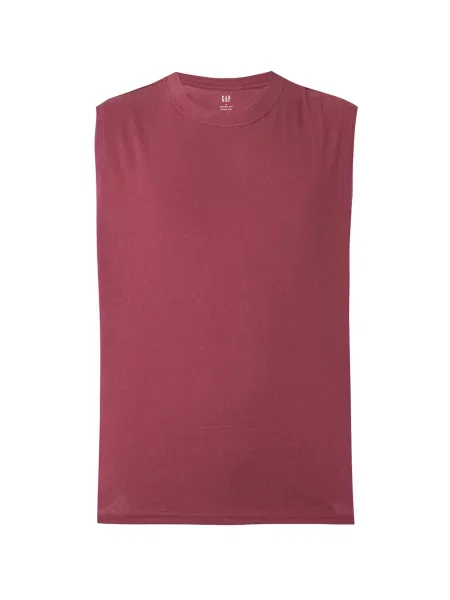 GAP Majica V-EVERYDAY SOFT MUSCLE koraljna