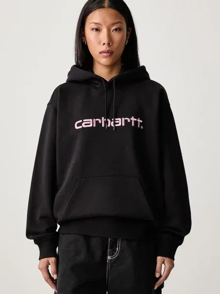 Carhartt WIP Hooded Carhartt Sweatshirt hanorac cu glugă din pentru femei