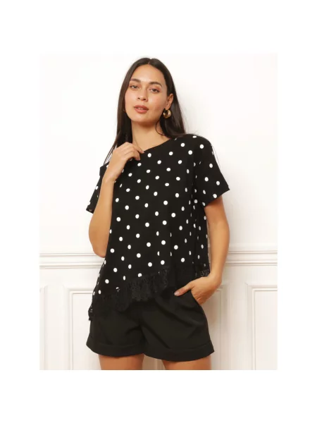 Top La Modeuse negru
