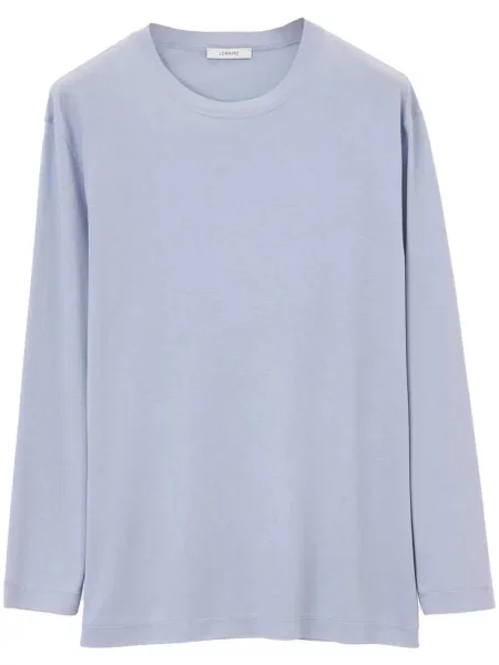 Tricou Lemaire cu decolteu rotund lung gri