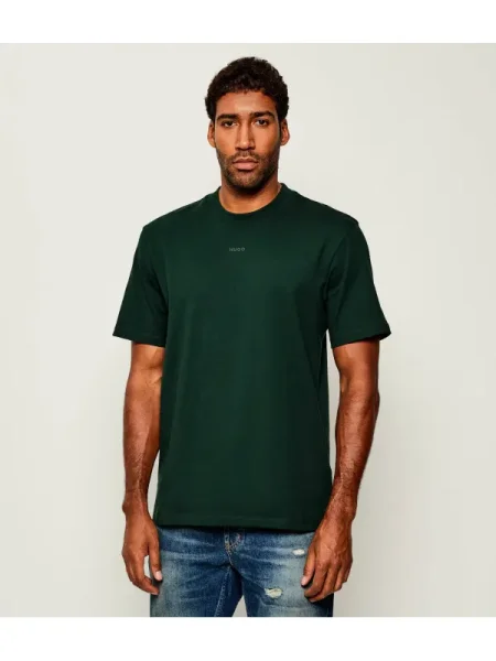 HUGO Tricou Dapolino verde