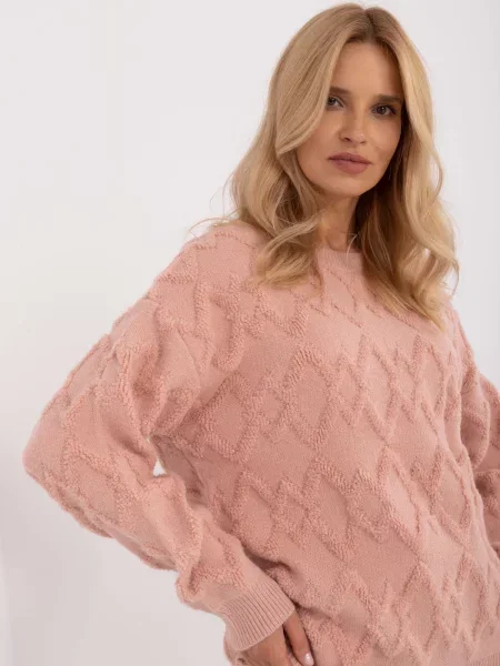 Pulover Fashionhunters roz