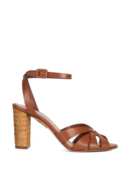 Sandale Aquazzura cu bretele maro
