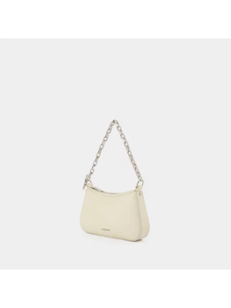 Torebka Alexander Mcqueen skórzana beżowa