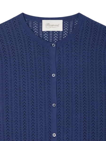Cardigan Bonpoint tricotate albastru