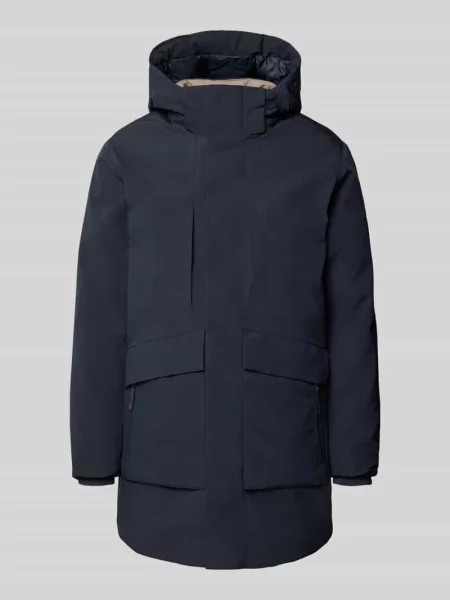 Parka o kroju regular fit z z patką model LAMOON' Jack & Jones Premium granatowa