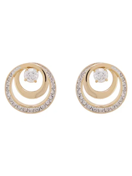 Swarovski kolczyki HYPERBOLA żółte