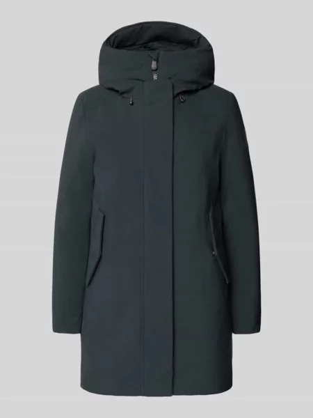 Parka ze stójką z podszewką model ‘Nellie’ Save The Duck czarna