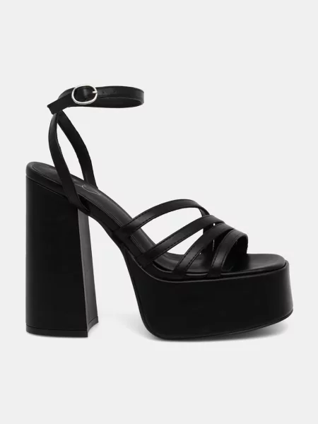 Koi Footwear sandale cu PLATFORM HEEL negru