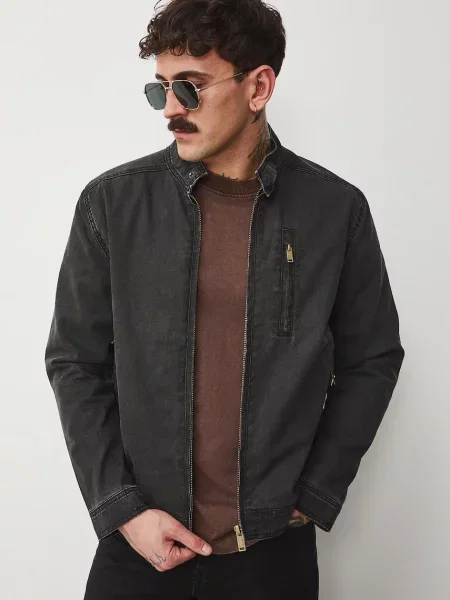 Medicine geacă de tranziție pentru bărbați din gri