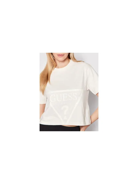 Guess Póló Regular Fit bézs