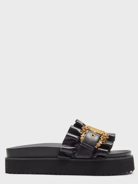 Шлепанцы Versace Jeans Couture черные