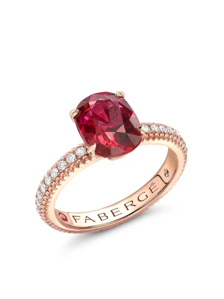 Пръстен Fabergé червено