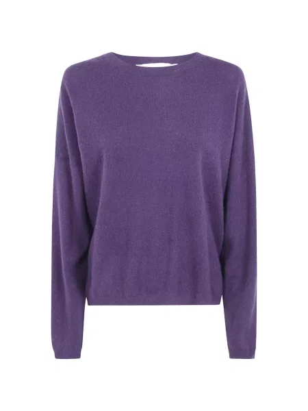 Pulover Absolut Cashmere din cașmir cu decolteu rotund violet