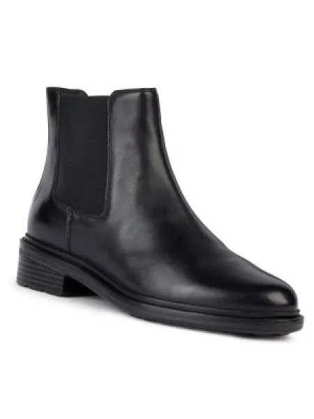 Chelsea cipele Geox D Walk Pleasure Black crna