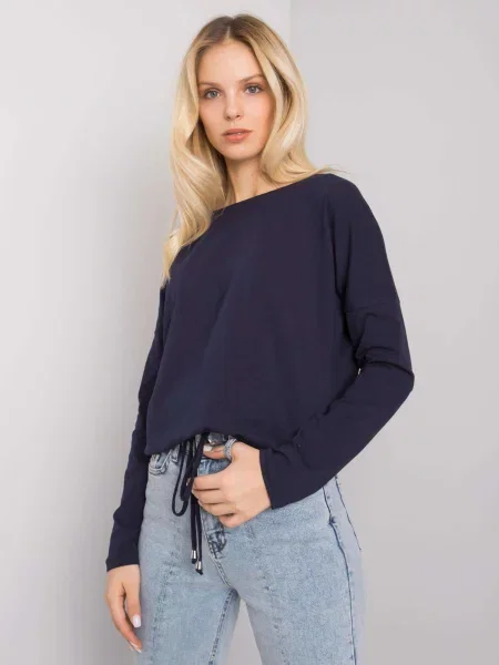 Bluza Basic Feel Good plava