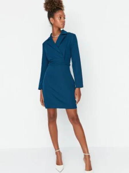 Rochie Trendyol clasică albastru