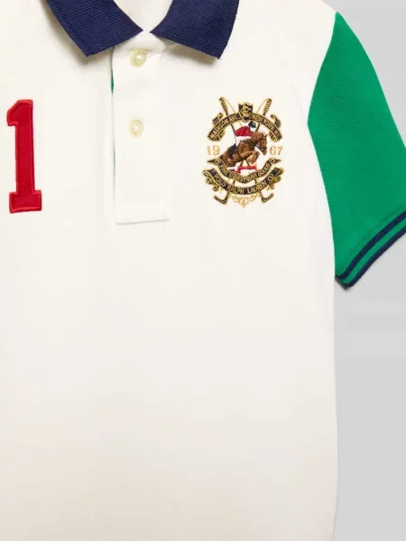 Koszulka polo o kroju regular fit z wyhaftowanym logo Polo Ralph Lauren biała