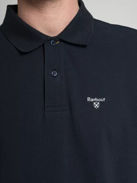 Поло Barbour синє