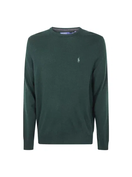 Sweter Polo Ralph Lauren z długim rękawem zielony
