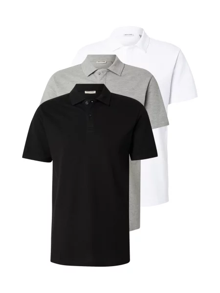 Only & Sons Tricou ONSGORDON gri amestecat / negru alb
