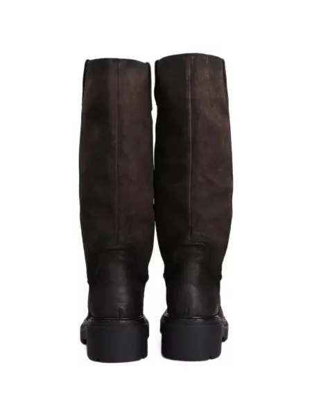Botine Ash din piele de căprioară chunky maro