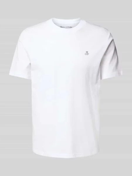 T-shirt z nadrukiem z logo Marc O'polo biała