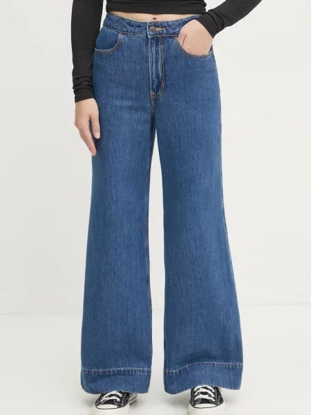 Дънки Hollister Co. синьо