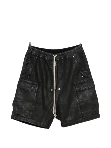 Pantaloni scurți cargo Rick Owens Drkshdw cu cordon negru
