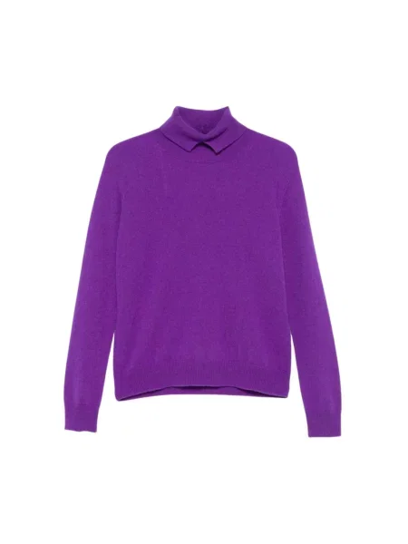 Sweter Vanisé z kaszmiru fioletowy