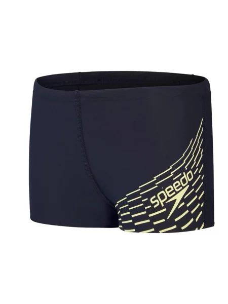 Spodenki kąpielówki Speedo Medley Logo Aquashort niebieskie