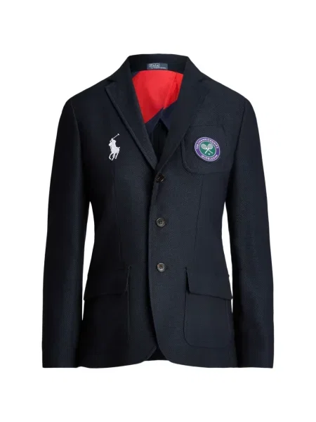 Велурени бягане с яка чорапи Polo Ralph Lauren синьо
