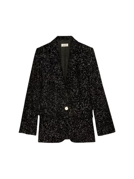 Aksamitna marynarka Zadig & Voltaire czarna