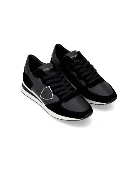 Buty do biegania Philippe Model zamszowe do biegania czarne