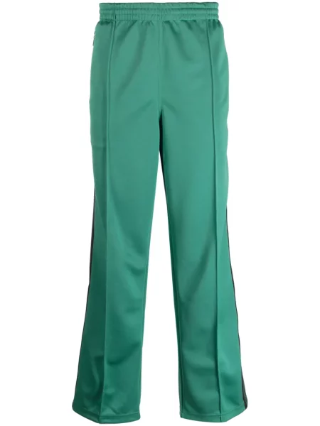 Pruhované kalhoty Needles zelené