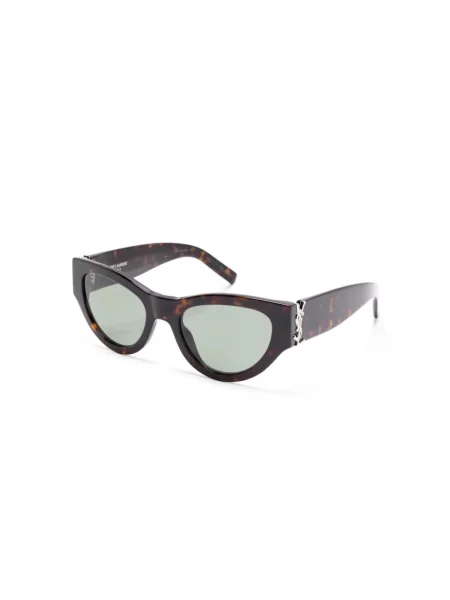 Okulary przeciwsłoneczne Saint Laurent brązowe