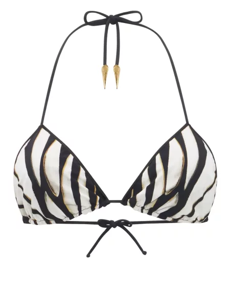 Bikini Roberto Cavalli cu imagine auriu