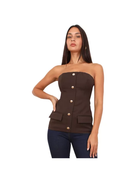 Top La Modeuse smeđa