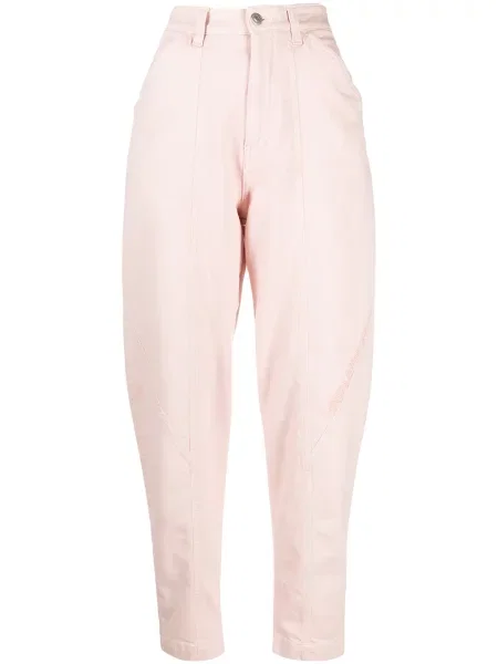 Blugi conici Stella Mccartney conici roz