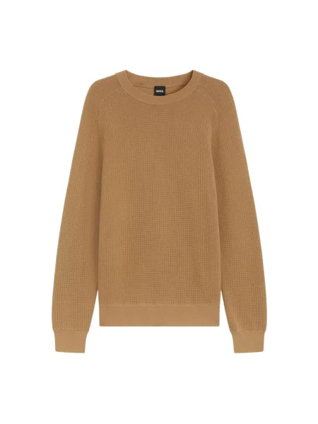 Sweter Boss beżowy