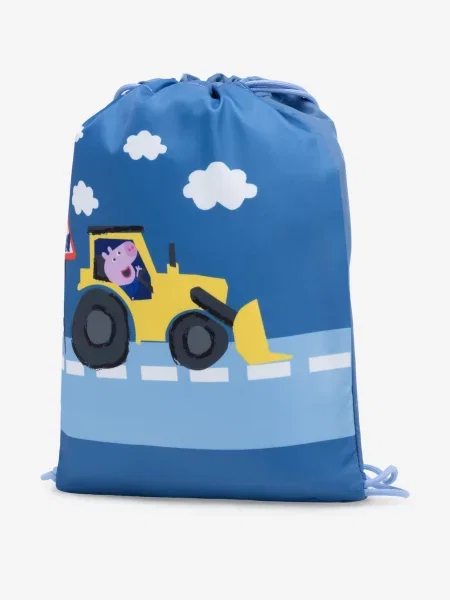 Vak na stahovací šňůrky Peppa Pig modrý
