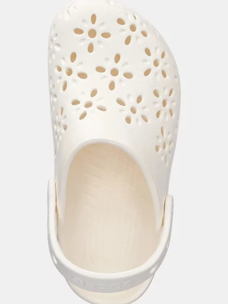 Crocs Шльопанці CLASSIC FLORAL CUT OUT CLOG KIDS