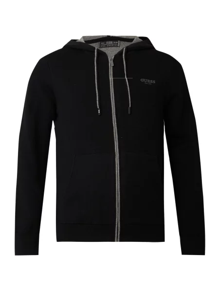 GUESS Geacă tricotată Nolan' negru