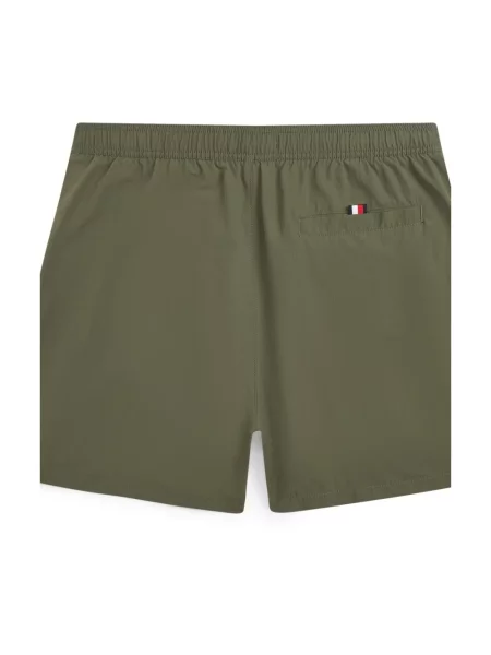 Kąpielówki Tommy Hilfiger z nadrukiem zielone