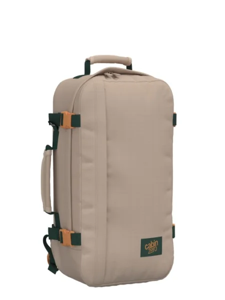 CabinZero Classic 36 l cebu sands túra hátizsák. Méret: 36 l bézs
