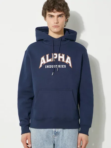 Свитшот Alpha Industries синий